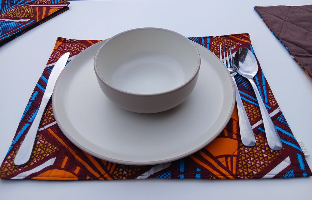 Amatshe Double-sided Placemats Pack of 4